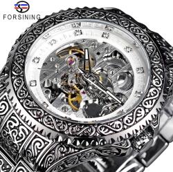 Forsining Часовник forsining ol-14515 - Сребърен kp14515 Часовници