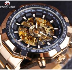 Forsining Часовник forsining to-14524 - Златен / Черен kp14524 Часовници