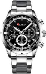 Curren Часовник curren lu-6225 - Сребристо / Черно kp6225 Часовници