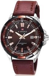 Naviforce Часовник naviforce pe-29588 - Кафяво / Черно kp29588 Часовници