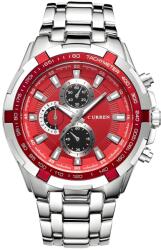 Curren Часовник curren en-14400 - Сребрист / Червен kp14400 Часовници