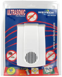 Weitech Ultrahangos kártevő riasztó 60 m2/ elemmel működik (WK0240) - platinashop
