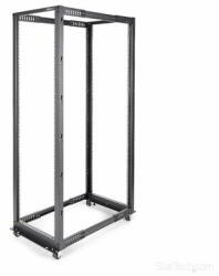 StarTech - 4 oszlopos 42U mobil, nyitott keretes szerverállvány, négy oszlopos 19" - 4POSTRACK42 (TÚLMÉRETES ÁRU) (4POSTRACK42)