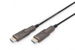 ASSMANN Assmann-DIGITUS 4K - HDMI AOC hibrid optikai kábel 15 m-es levehető csatlakozóval - AK-330127-150-S (AK-330127-150-S)
