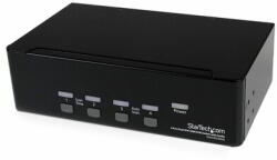 StarTech - 4 portos dupla DVI USB KVM kapcsoló hanggal és USB 2.0 elosztóval - SV431DD2DUA (SV431DD2DUA)