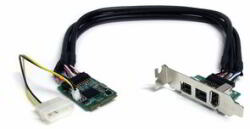 StarTech - 3 portos 2b 1a 1394 Mini PCI Express FireWire kártyaadapter - MPEX1394B3 (MPEX1394B3)