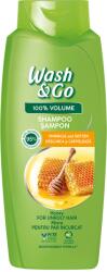 Wash&Go sampon, Mézkivonattal, Kócos hajra, 675ml