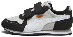 PUMA Puma, Cabana Racer SL 20 tépőzáras sneaker, Fekete, Világosszürke, Törtfehér, 31 EU (383730-11-12)