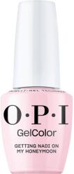 OPI Vegán és HEMA-mentes félpermanens körömlakk OPI Gel Color, Getting Nadi On My Honeymoon, 15 ml
