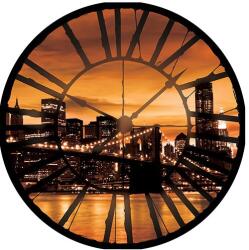 DEGRETS Fotótapéta DEGRETS 83696 Óra Naplemente in New York textil, 208x208cm (83696)