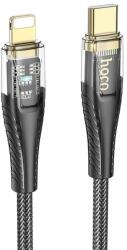 hoco. Cablu Date si Incarcare USB-C - Lightning HOCO U121, 27W, 1.2m (Negru)