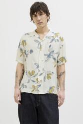 JACK & JONES Jack & Jones, Virágos ing, Csontszín, Levendulakék, Olívazöld, L (12271111-CLOUD-DANCER-L)