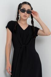 Benetton United Colors of Benetton, V-nyakú maxiruha, Fekete, S (3FJHDV01T-100-S)