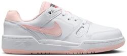 Nike Nike, Full Force bőr és műbőr sneaker, Fehér, Halvány rózsaszín, 36.5 EU (FV5929-107-4.5Y)