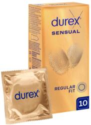 Reckitt Benckiser Óvszerkészlet, Durex, Sensual, Szupervékony, Átlátszó természetes latex, Intenzív érzés, Természetes érzés, Névleges szélesség 56 mm, Szilikon síkosító, Átlátszó, 10 darab (PE-PR-DU-092)
