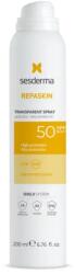 Sesderma Átlátszó spray, SPF50, Sesderma Repaskin, SPF 50 fényvédelem, ultrakönnyű és átlátszó textúra, vízálló, 200 ml