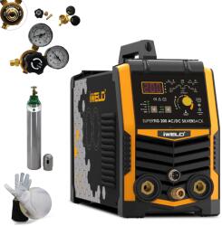 IWELD GORILLA SUPERTIG 200 AC/DC SILVERBACK hegesztő inverter csomagban (8TIG200SPRACDCcs)