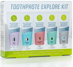 BeconfiDent fogkrémkészlet fehérítésre és fogérzékenységre, különböző ízekkel, Multifunkcionális, 5 x 75 ml