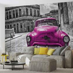 DEGRETS Fotótapéta DEGRETS 83669 Vintage autó lila, 184x254cm (83669)