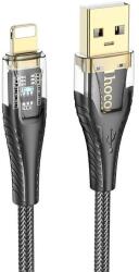 hoco. Cablu Date si Incarcare USB-A Lightning HOCO U121, 18 W, 1.2m (Negru)