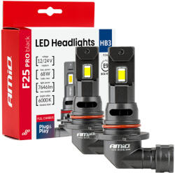 AMiO Led HB3 helyére 68W F25 Pro Black (04722)