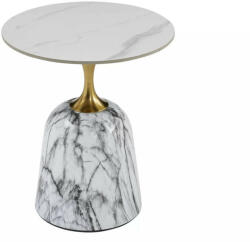  Fama Luxus Kerámia Dohányzóasztal Márvány-Arany