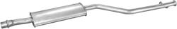 Polmostrow POLMO 04.256 - Kipufogó közép dob CITROEN XSARA PICASSO 1.8 (1999-2005) (K04_256ALU)