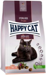 Happy Cat Sterilised Atlantik Lachs 300g - lazacos száraztáp ivartalanított felnőtt macskáknak (143491)