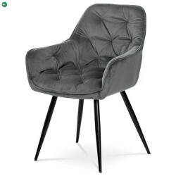  Szürke Bársony Étkezőszék. DCH-421 GREY4