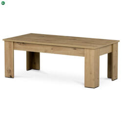  Modern Dohányzóasztal Artisan Tölgy Színben. 120x60x45 cm. ACT-120