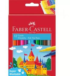 Faber-Castell Faber-Castell: Castle Set 12 markere colorate (554201)