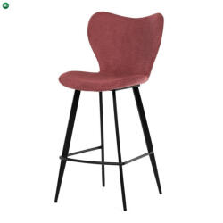  Piros Szövet Bárszék. AUB-1068 RED2 - pepita