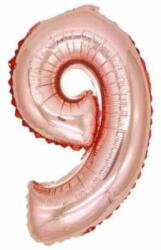  Party King - Baba rózsaszín ' 9' Fólia Lufi - 40 cm (MNLTH-54961)