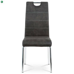  Vintage Szürke Szövet Étkezőszék. HC-486 GREY3 - pepita