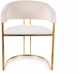 SIGNAL MEBLE Tulipe Velvet Bársony Étkezőszék Arany Vázzal (SIG-TULIPEVZLJBE) - pepita