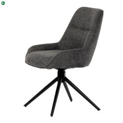  Szürke Szövet Étkezőszék. HC-535 GREY2 - pepita