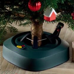 DekorTrend Pinebox pedálos stabil, biztonságos karácsonyfatalp vágott fenyőhöz, zöld KTA 030