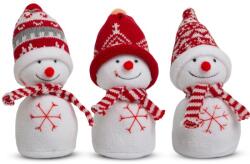 Family Collection Karácsonyi hóember dekoráció, 20 cm, 3 féle, 58354