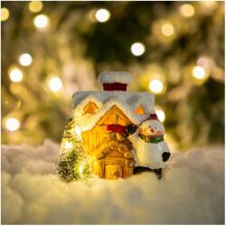 Family Collection Karácsonyi LED-es házikó, választható 6 féle formából, 8 x 6 x 8, 5 cm, 58936B