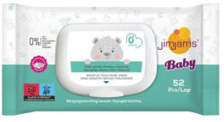 JimJams Baby nedves törlőkendő - illatmentes (52 db)