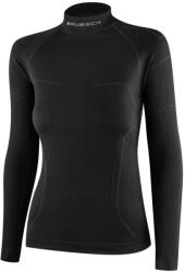 Brubeck Női thermo motoros felső Brubeck Cooler LS1657W, kétrétegű kialakítás, varrásmentes kialakítás, kiváló nedvességelvezetés fekete S