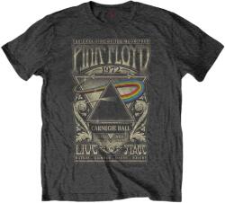 Pink Floyd Ing Carnegie Hall Poster Unisex Charcoal Grey S (PFTEE78MC01)