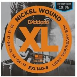 D'Addario EXL140-8 Elektromos gitárhúrok (EXL140-8)
