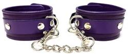 Rouge Leather Wrist Cuffs Purple