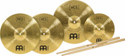 Meinl HCS1314+10S Cymbals HCS Bonus Pack 10/13/14 + 5A Sticks Cintányérszett (HCS1314+10S)