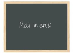 Bi-Office P8170-0112 Fakeretes krétatábla 60x90cm - Fekete (P8170-0112) (P8170-0112)