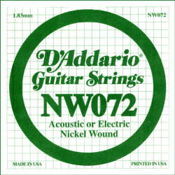 D'Addario NW 072 Különálló elektromos gitárhúr (NW072)