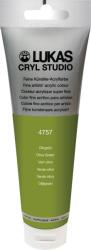 LUKAS Cryl Studio Plastic Tube Akril festék Olive Green 125 ml 1 db (747570012)