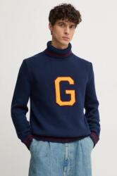 Gant gyapjúkeverék pulóver - sötétkék XL