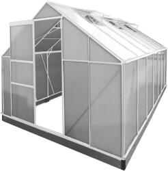 Mirpol Polikarbonát üvegház 250 x 430 x 124/205 cm (5905610252021) - buildox